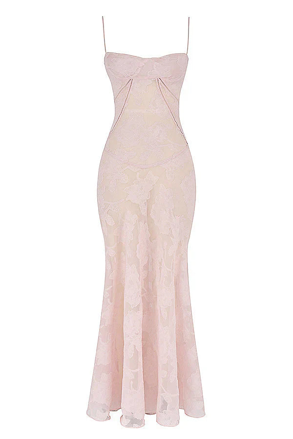 MYA MAXI DRESS - BLUSH