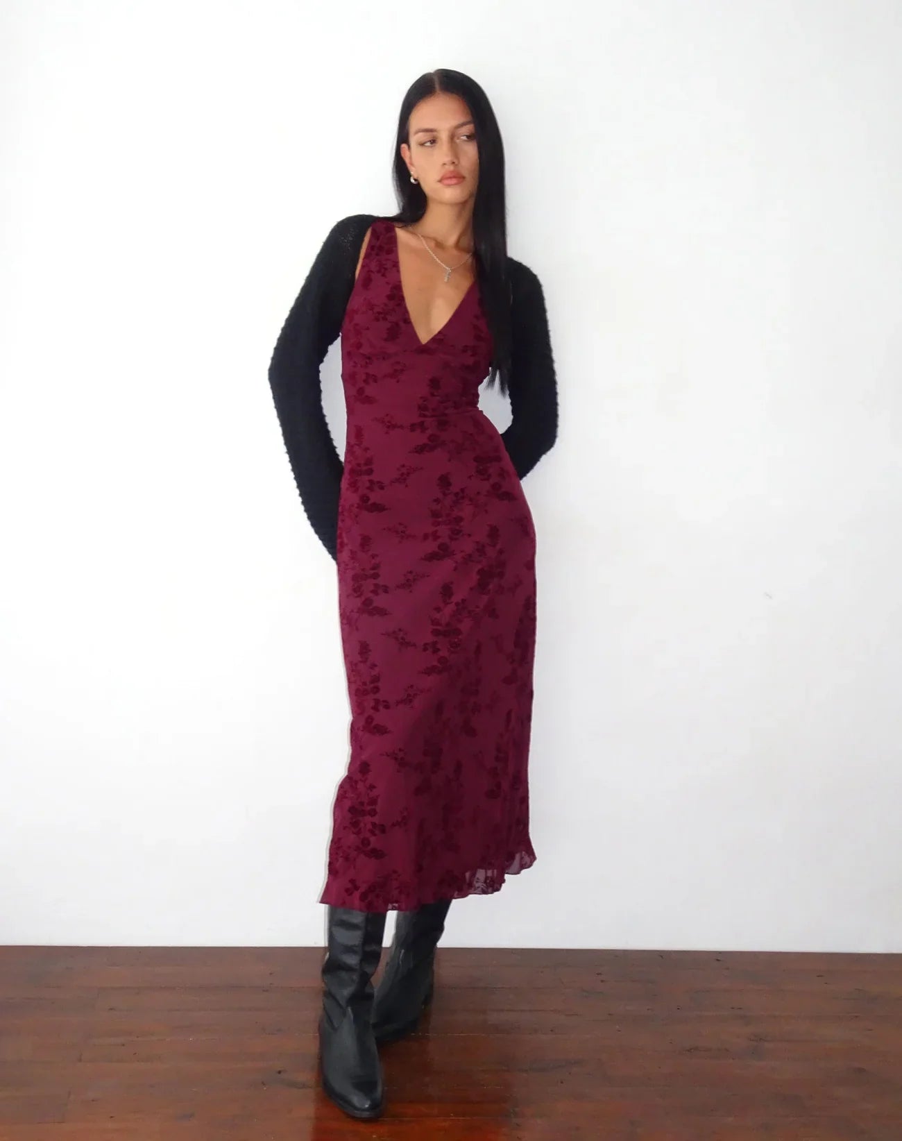 ELLA MAXI DRESS - RED