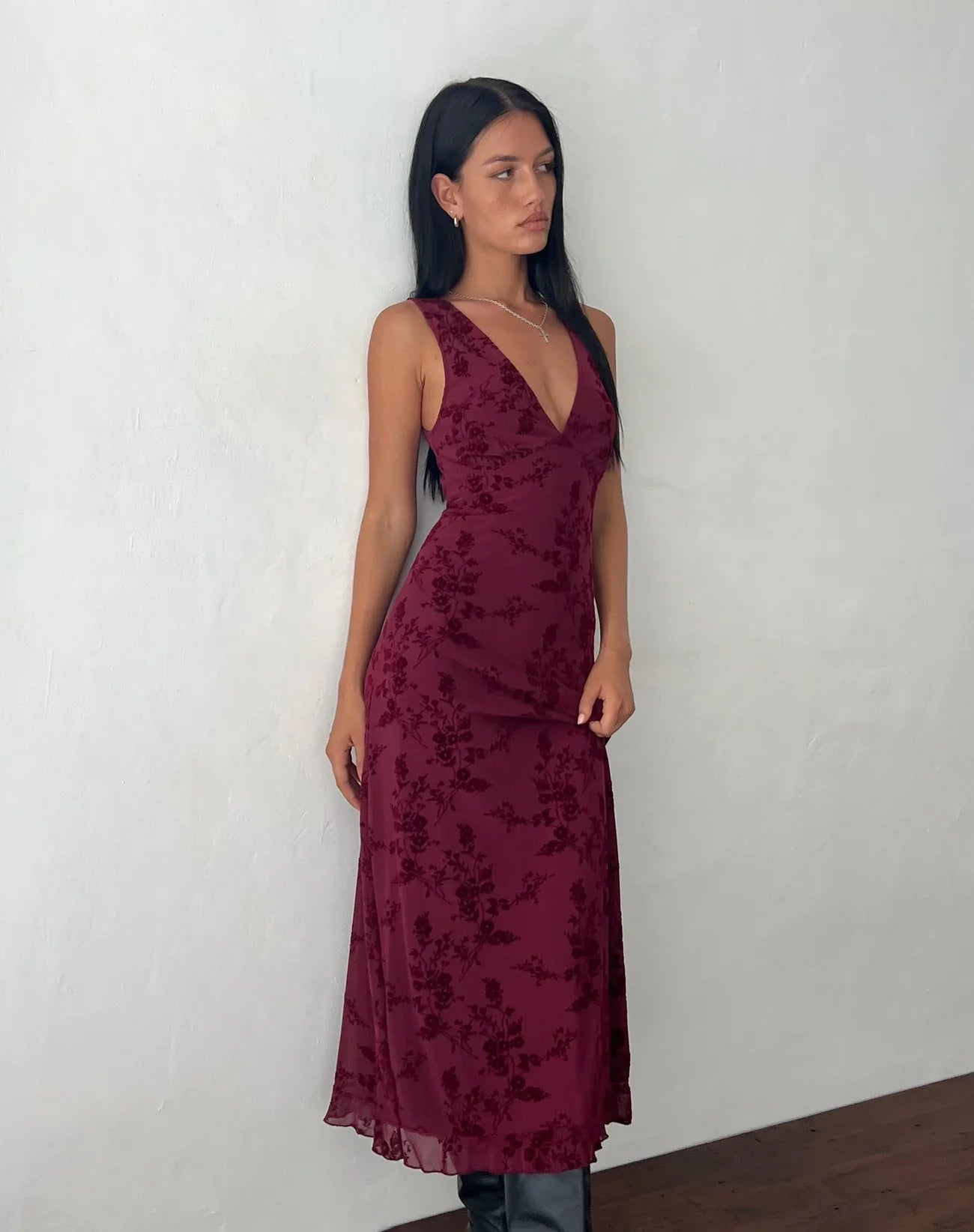 ELLA MAXI DRESS - RED