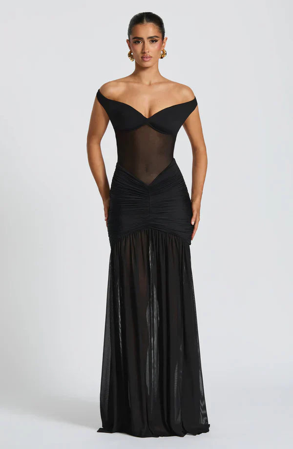LEILANI MAXI DRESS – BLACK