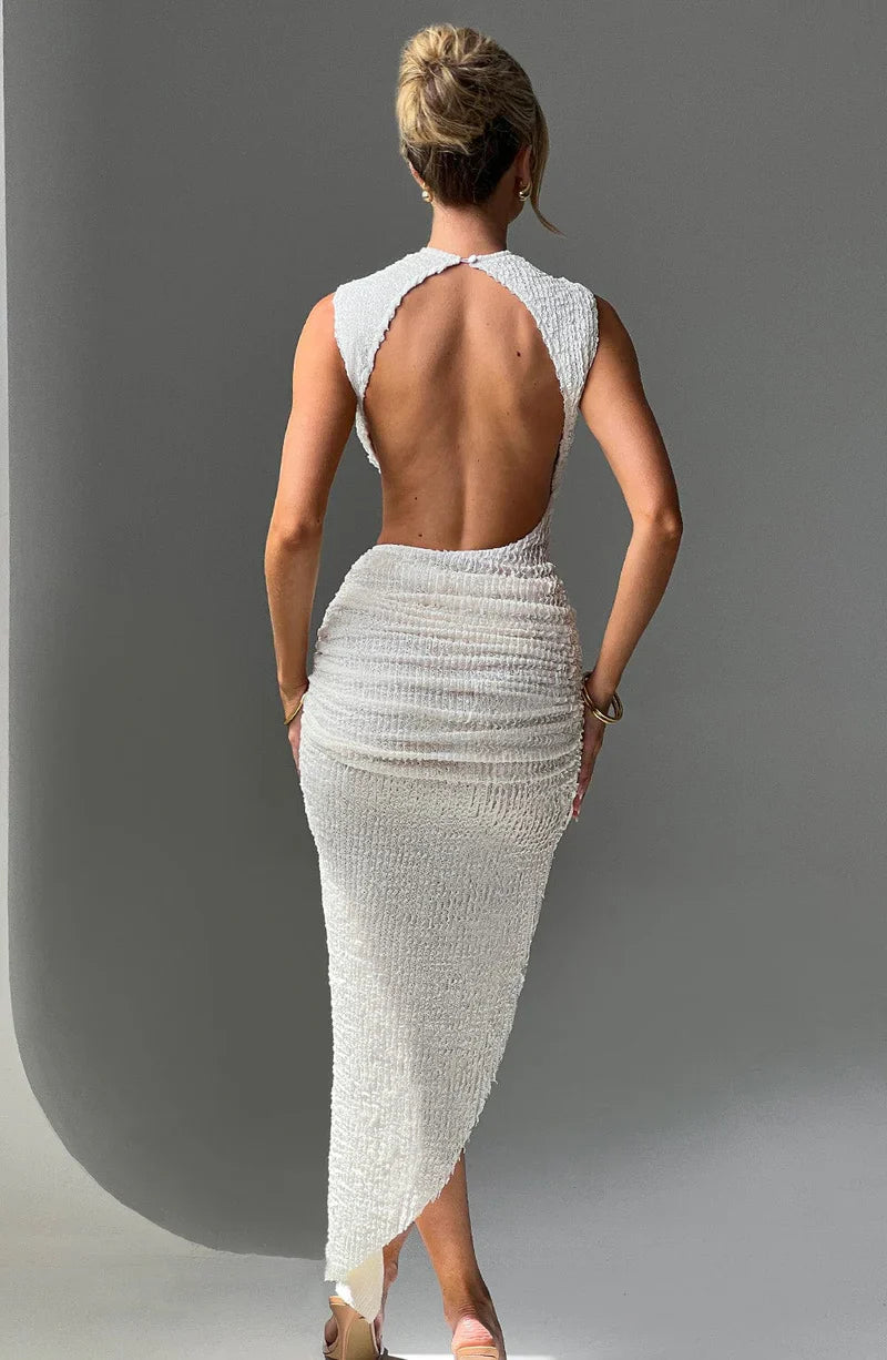 CAPRI MIDI DRESS – IVORY