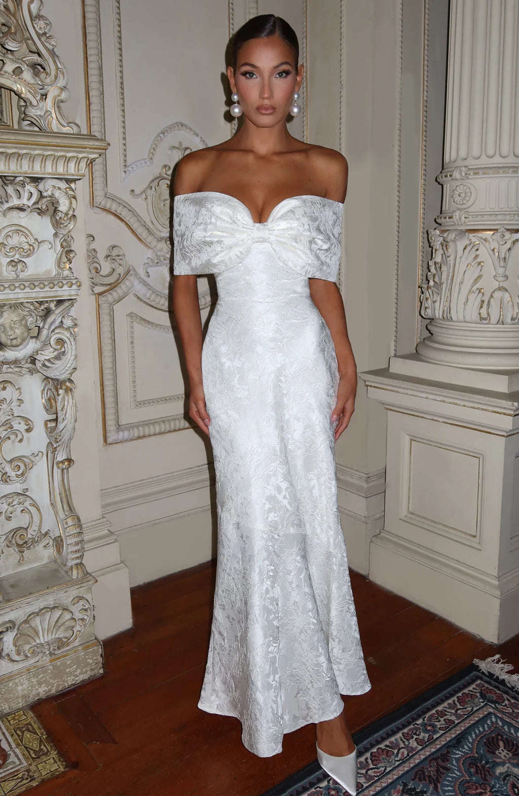 ELARA MAXI DRESS – IVORY