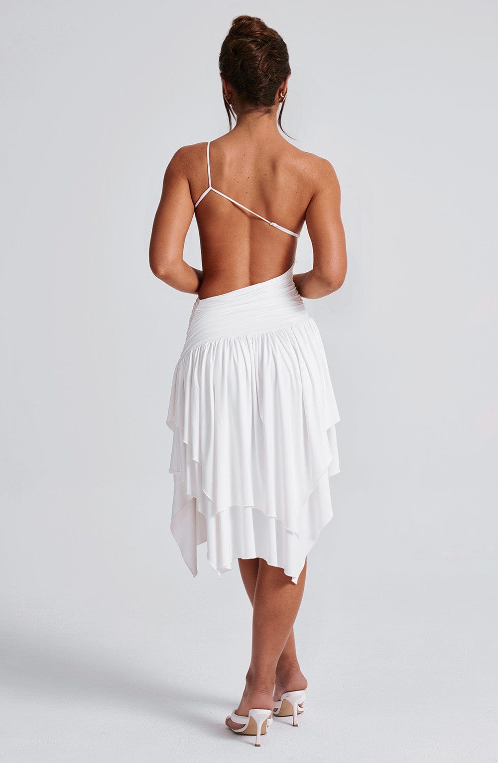 MAEVE MIDI DRESS - WHITE