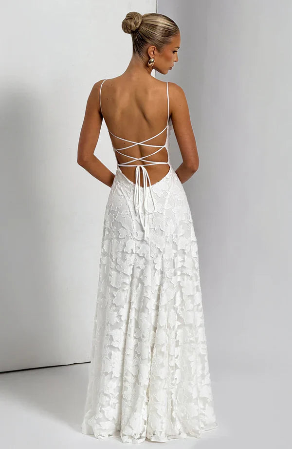 FRANCIS MAXI DRESS – IVORY