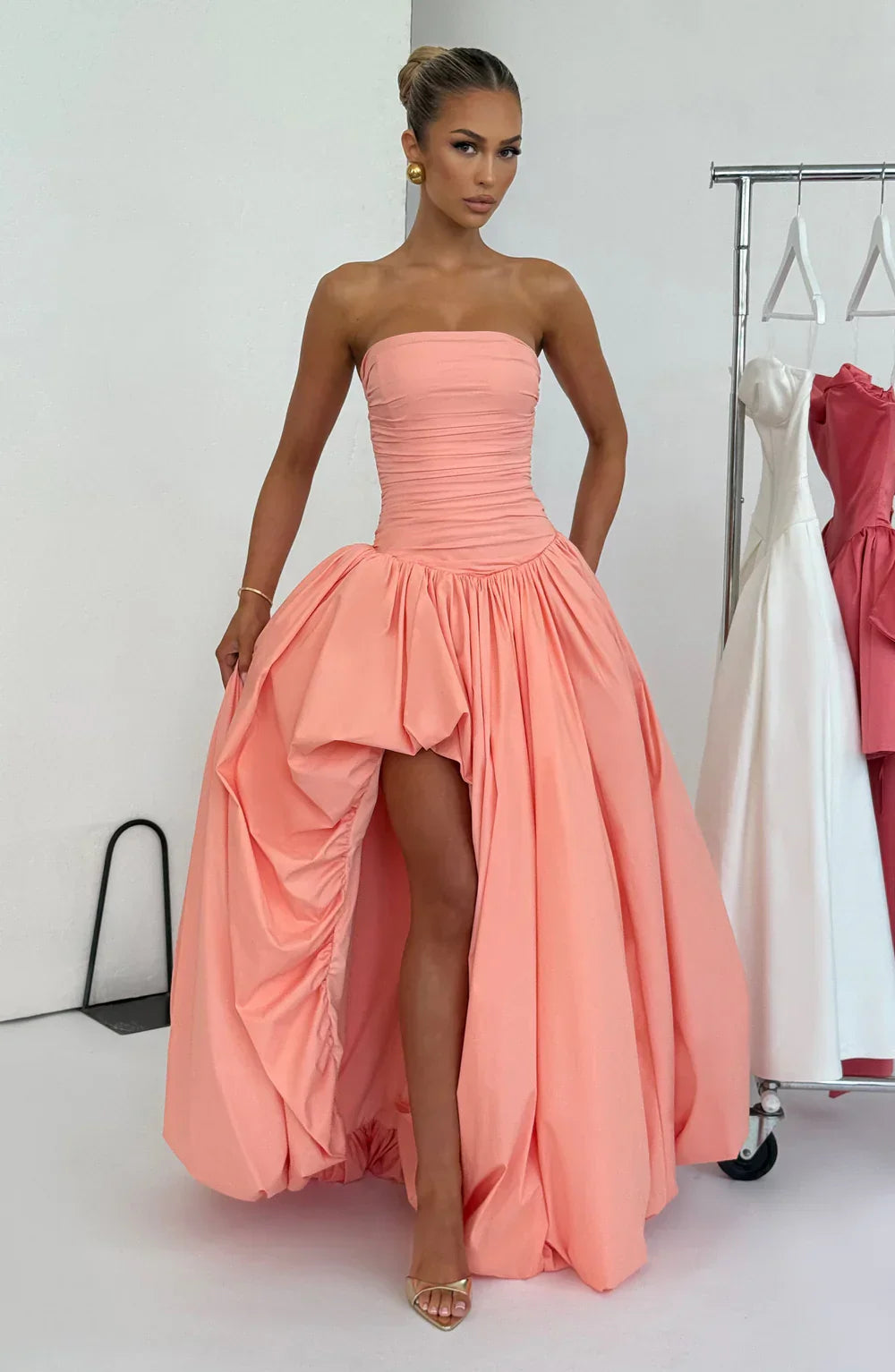 LORENA MAXI DRESS – PEACH