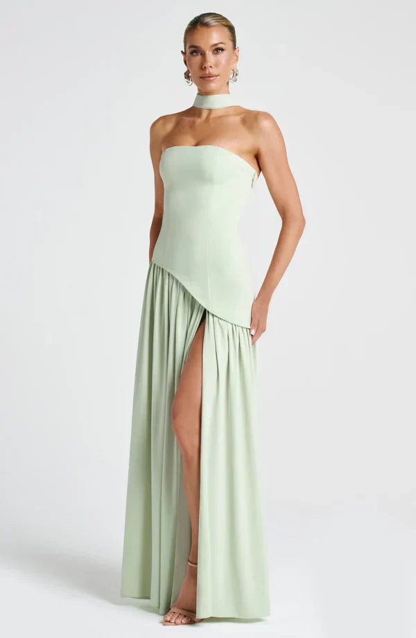 VALENCIA MAXI DRESS — MINT