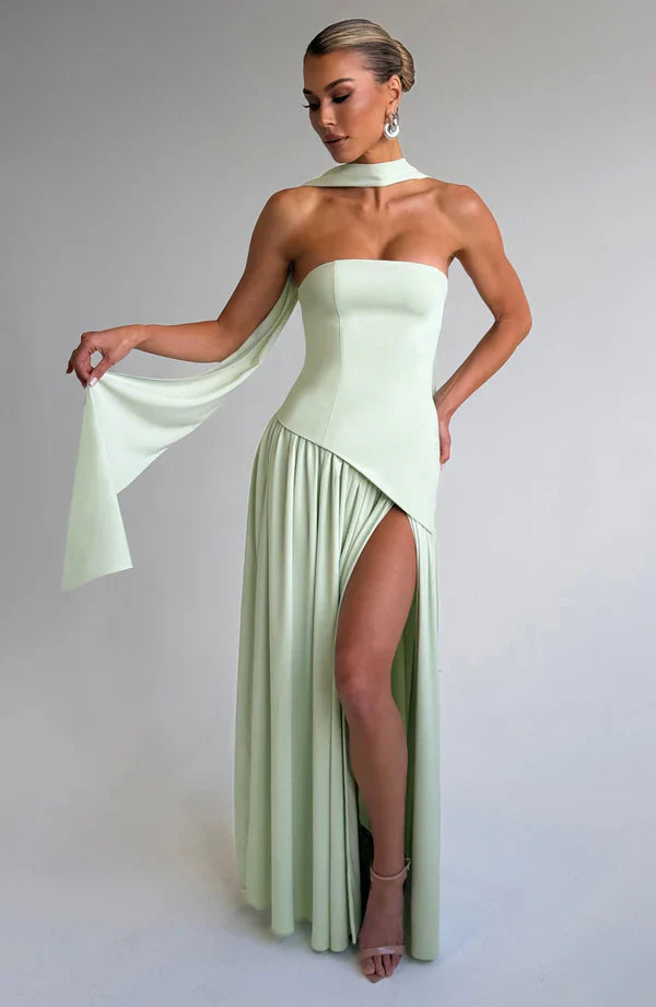 VALENCIA MAXI DRESS — MINT