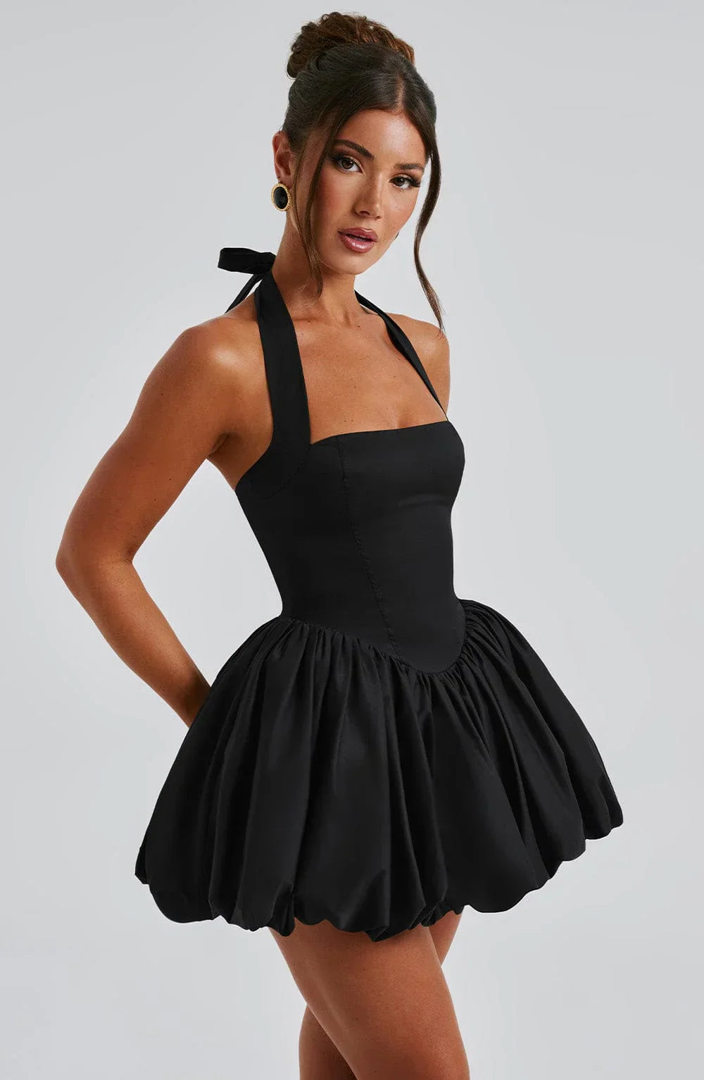 SOFIA MINI DRESS – BLACK
