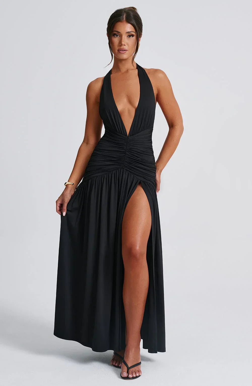 Lina Maxi Dress – Black