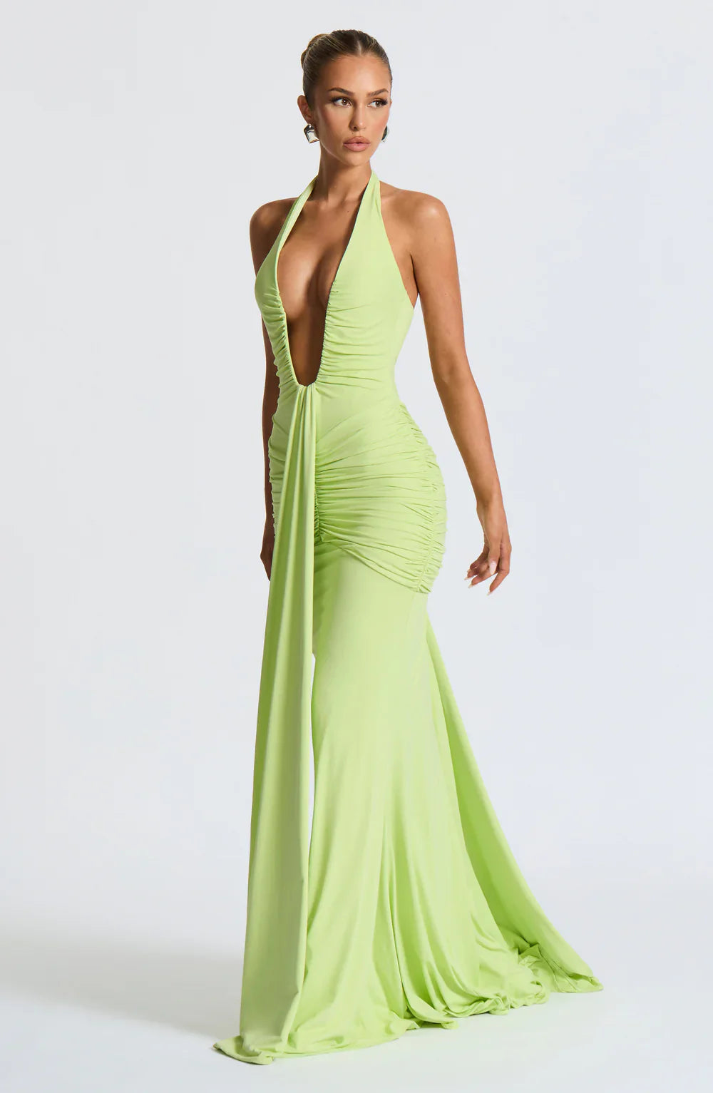 LYRA MAXI DRESS – LIME