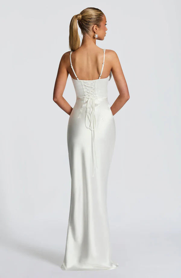 ALINA MAXI DRESS – IVORY