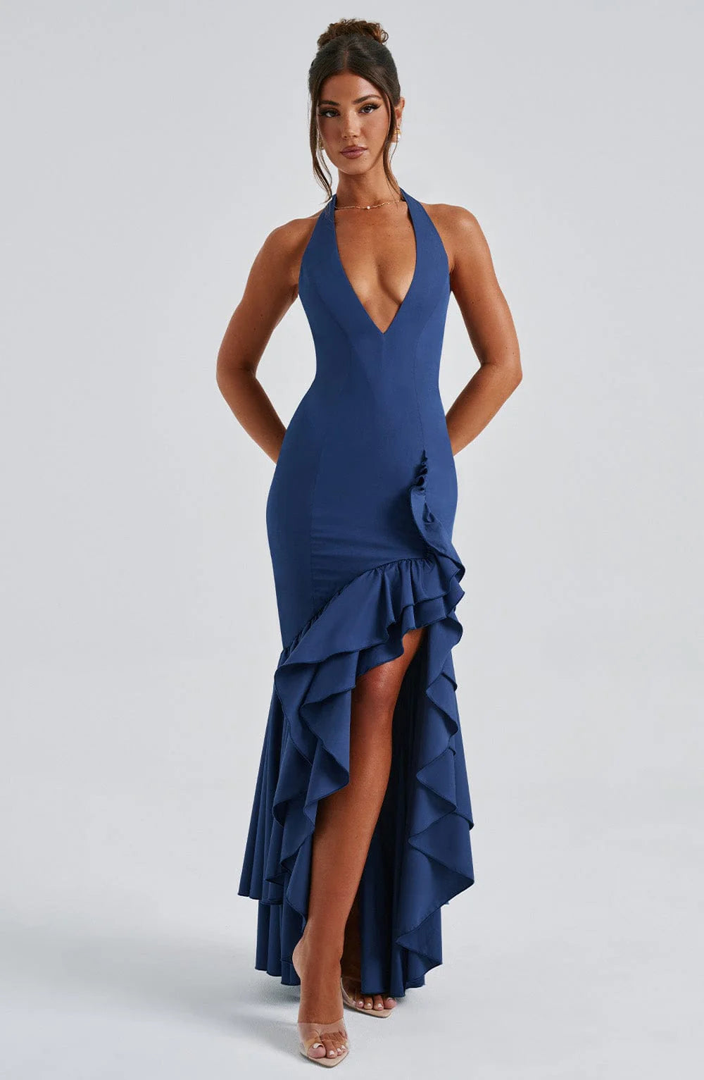 AMELIA MAXI DRESS – NAVY