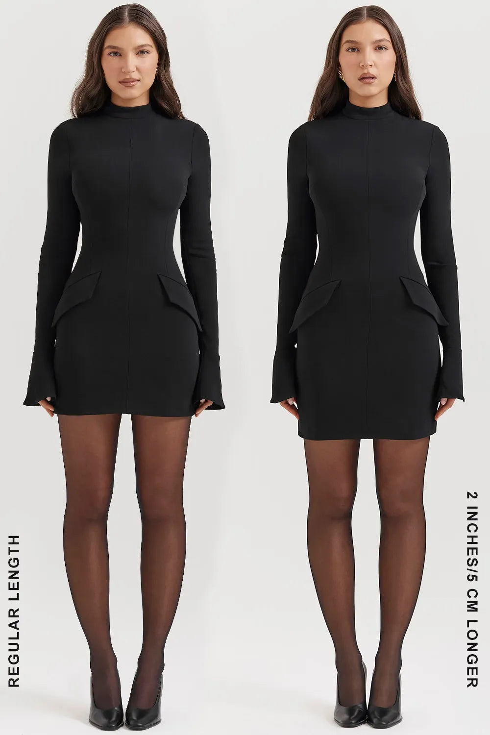 JADE MINI DRESS - BLACK