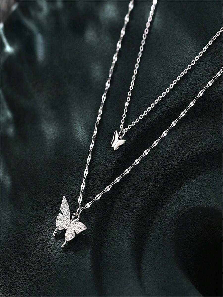 AVA BUTTERFLY NECKLACE SET