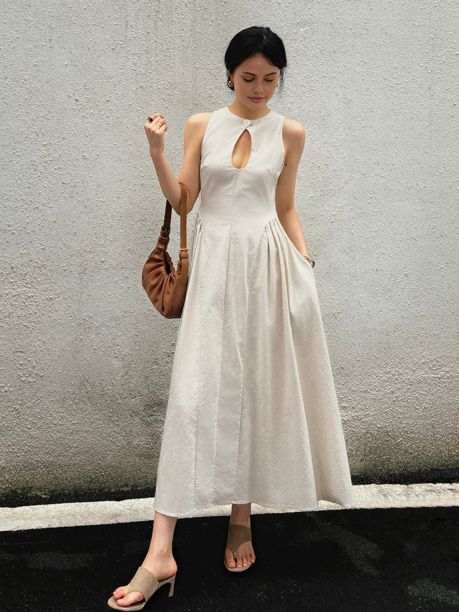 ALICE MAXI DRESS - BEIGE