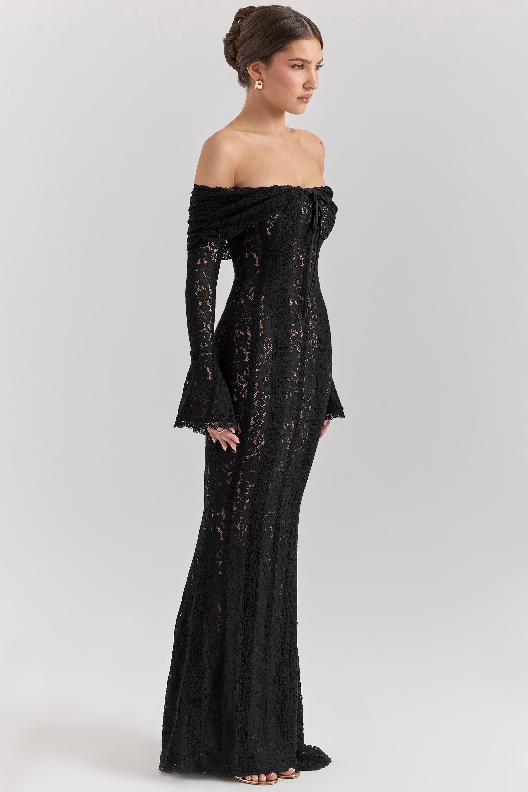 JULIETTE MAXI DRESS - BLACK