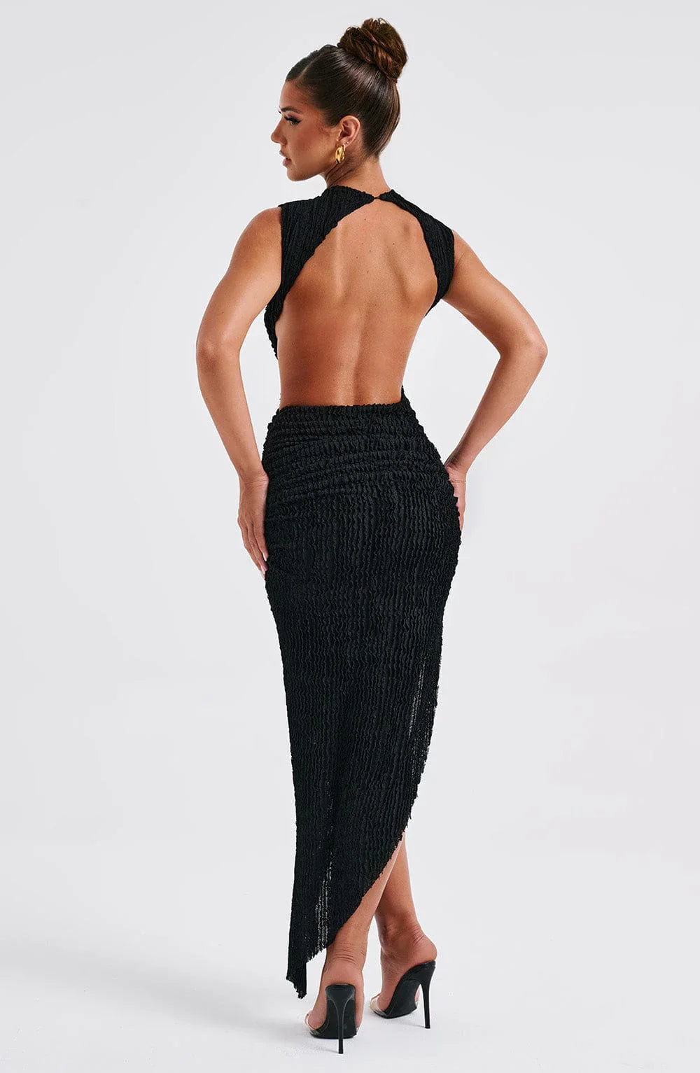 CAPRI MIDI DRESS – BLACK