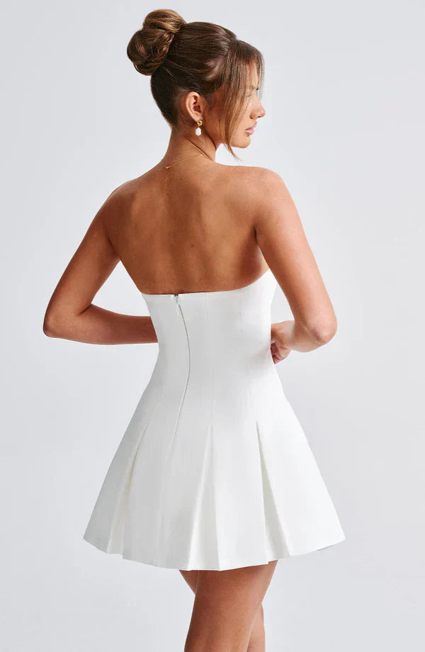 MONACO MINI DRESS – IVORY