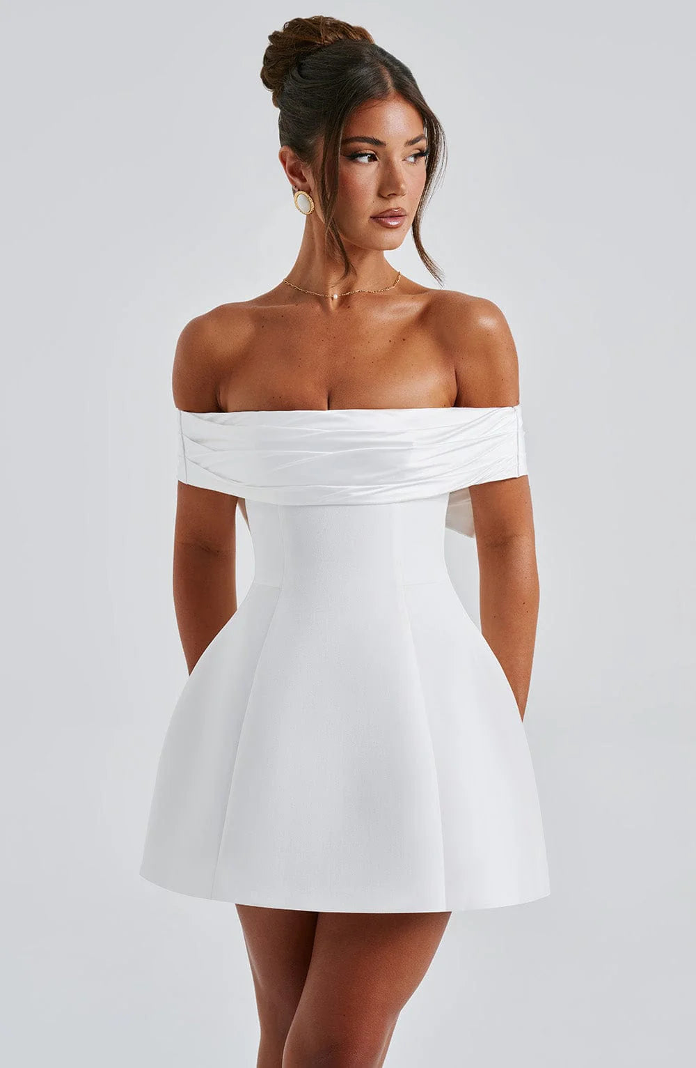 NOIR MINI DRESS - IVORY