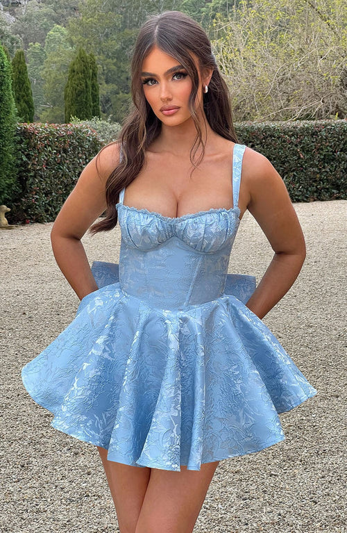 AMELIE MINI DRESS – BLUE
