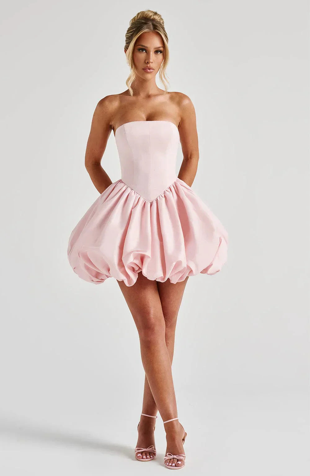 MAELIA MINI DRESS – BLUSH [Same Size]