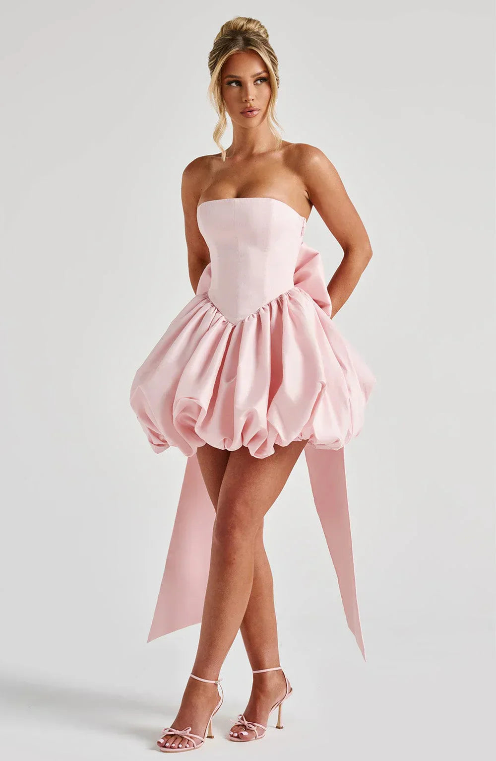 MAELIA MINI DRESS – BLUSH [Same Size]