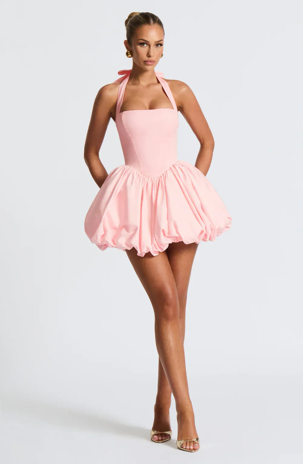 SOFIA MINI DRESS – BLUSH