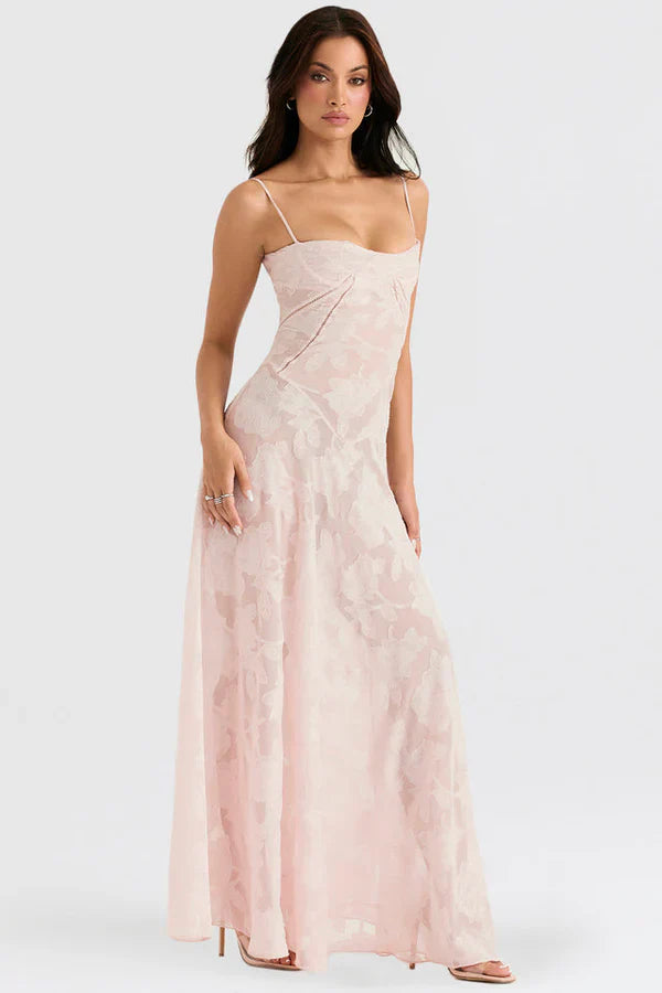 MYA MAXI DRESS - BLUSH