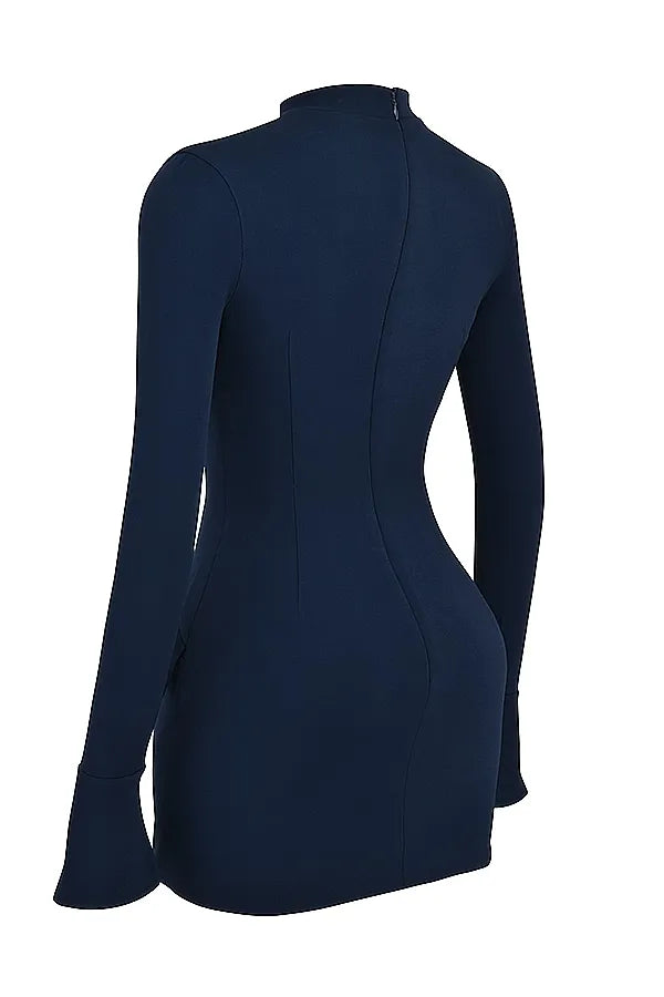 JADE MINI DRESS - NAVY