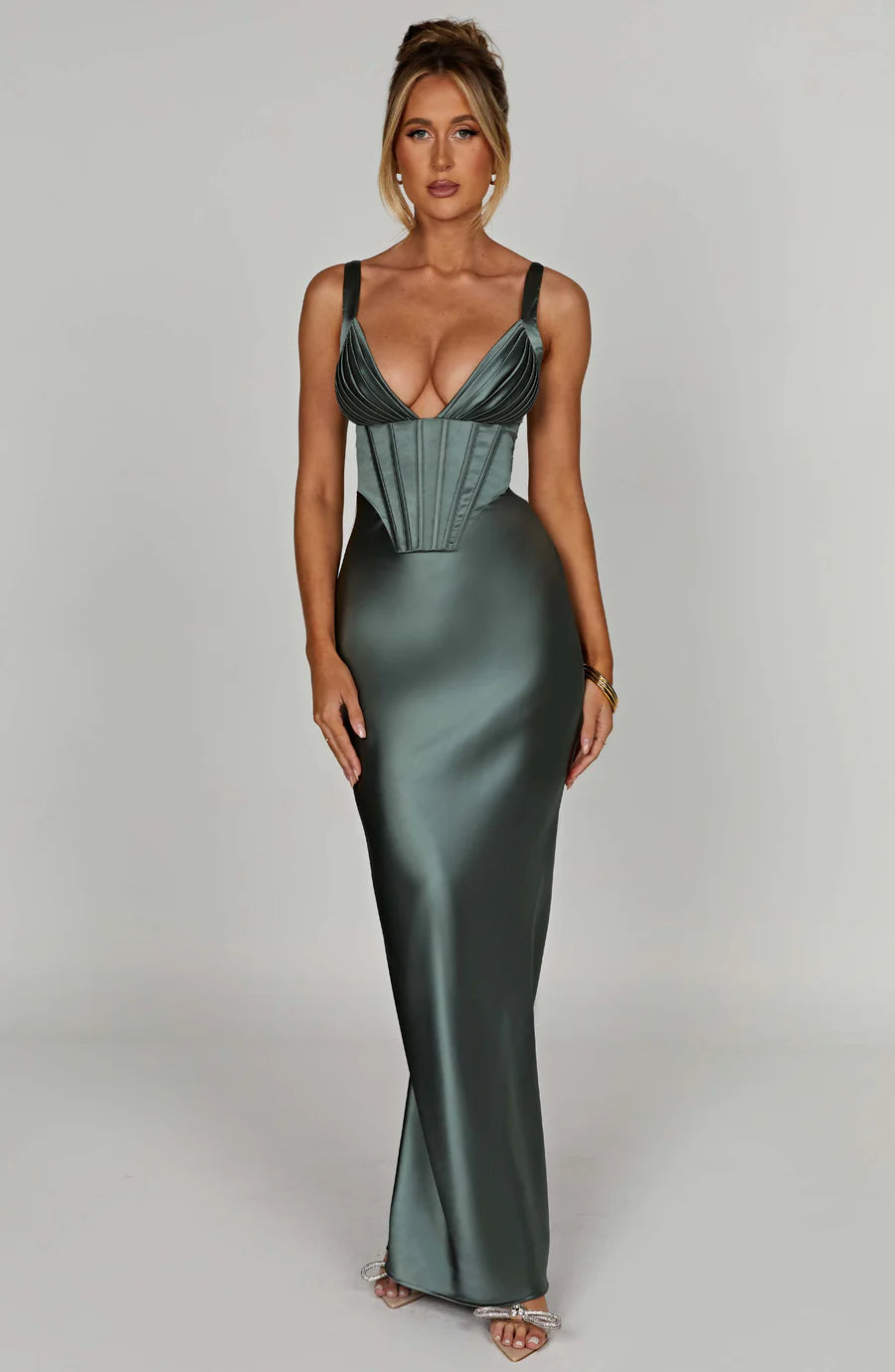 ARIA CORSET MAXI — MINT