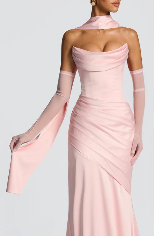 SAMANTHA SCARF - BLUSH