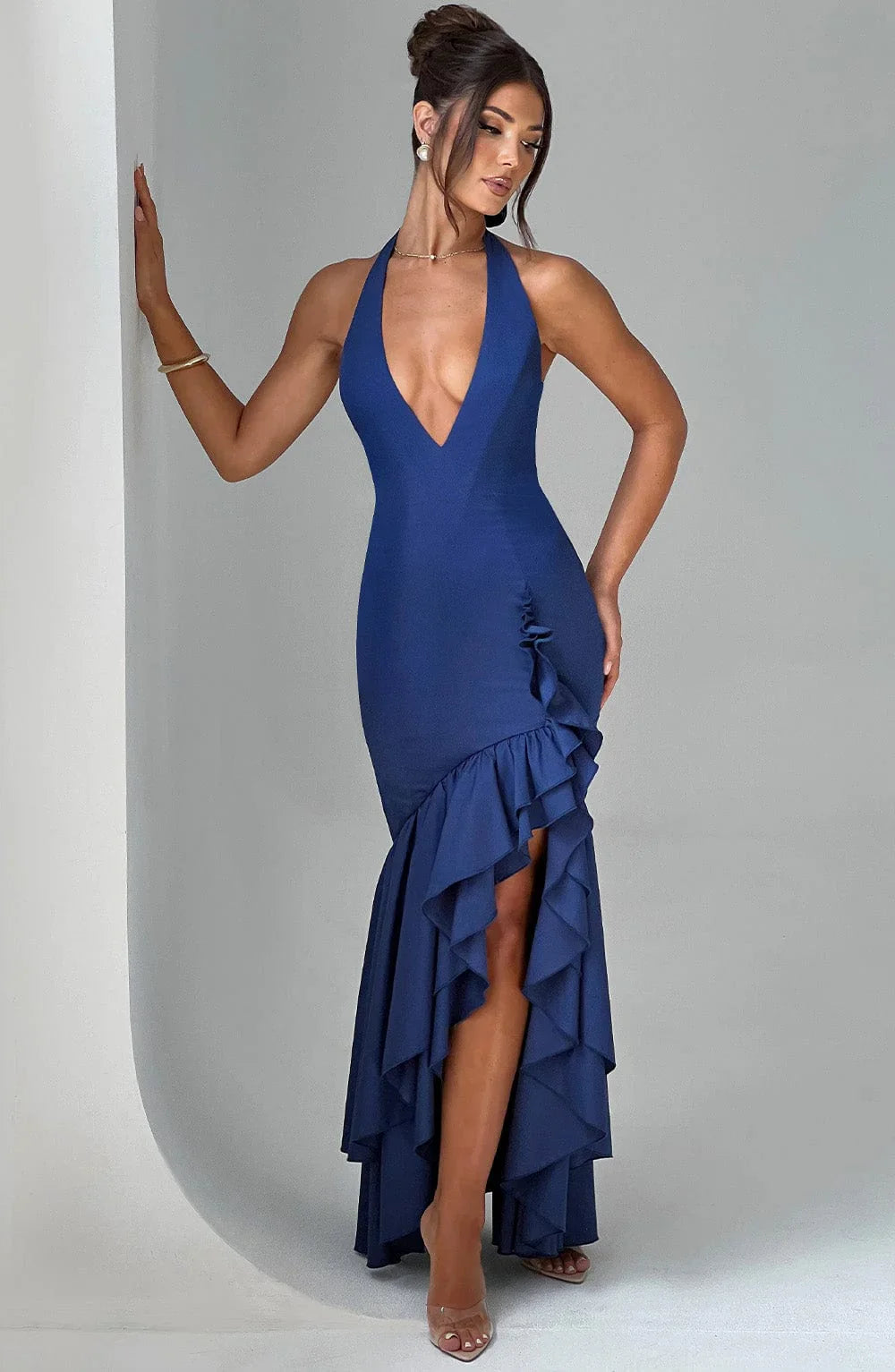 AMELIA MAXI DRESS – NAVY